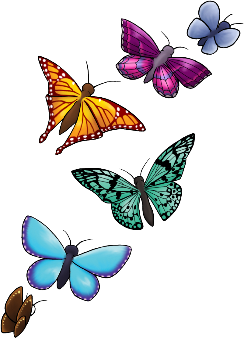 Download Butterfly Tattoo Designs Png Clipart - Butterfly Tattoo Transparent Background, Png Download - Transparent PNG Free Download