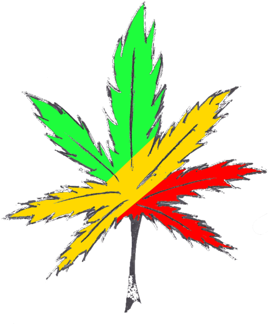 Graphic Royalty Free Download Cannabis Smoking Rastafari - Bob Marley Leaf Tattoo, HD Png Download - Transparent PNG Free Download