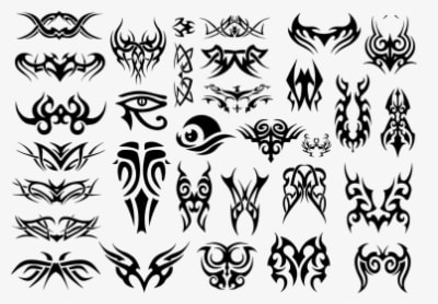Transparent Tribal Skull Png - Tribal Tattoo Free Png, Png Download - Tattoo Transparent PNG Free Download