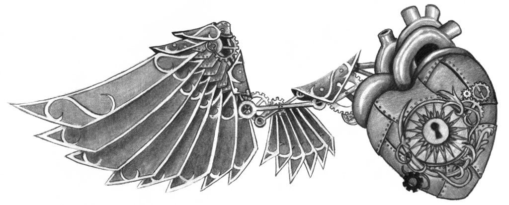Transparent Dove - Steampunk Tattoo Png, Png Download - Transparent PNG Free Download