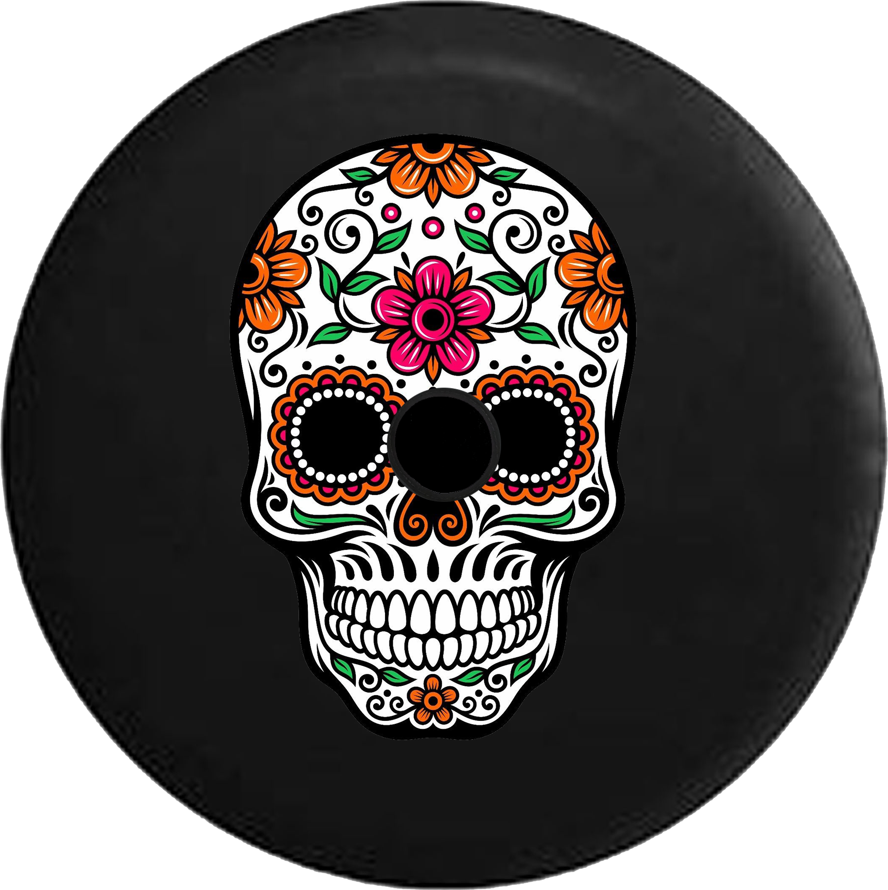 Jeep Wrangler Jl Backup Camera Day Sugar Skull Tattoo, HD Png Download - Transparent PNG Free Download