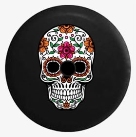 Jeep Wrangler Jl Backup Camera Day Sugar Skull Tattoo, HD Png Download - Transparent PNG Free Download