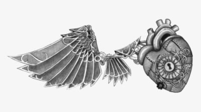 Transparent Dove - Steampunk Tattoo Png, Png Download - Tattoo Transparent PNG Free Download