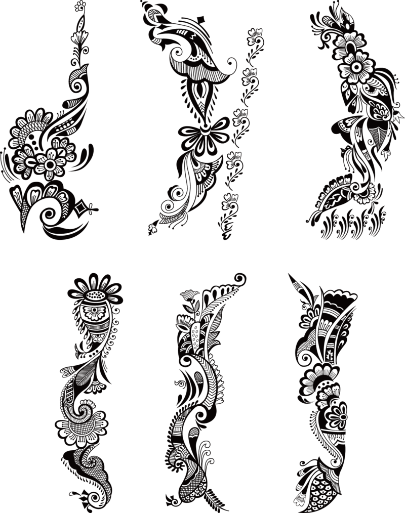 Transparent Henna Clipart - Arm Henna Png Transparent Background, Png Download - Transparent PNG Free Download