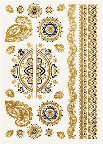 Ink Me Sticker Tattoos - Big W Fake Tattoo, HD Png Download - Transparent PNG Free Download