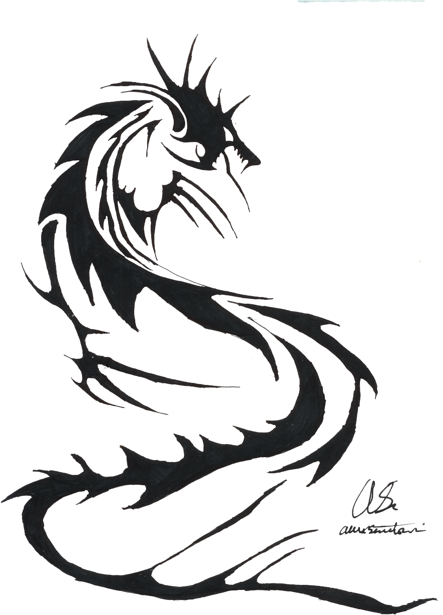 Dragon Tattoo Photo Download, Hd Png Download - Dragon Tattoo Png, Transparent - Transparent PNG Free Download