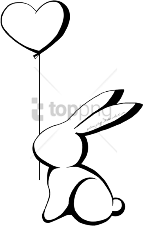 Free Png Tattoo Heart Png Image With Transparent Background - Bunny In Love Tattoo, Png Download - Transparent PNG Free Download