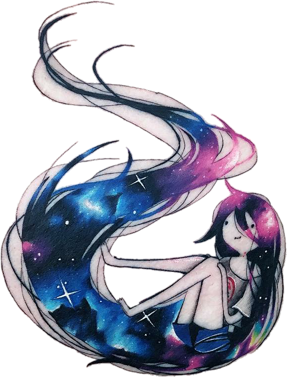 Adventure Time Tattoo Marceline , Png Download - Cute Adventure Time Tattoos, Transparent - Transparent PNG Free Download