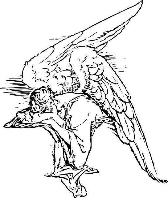 Angel Of Grief Tattoo Clip Art Vector Graphics Crying - Resting Wings, HD Png Download - Transparent PNG Free Download