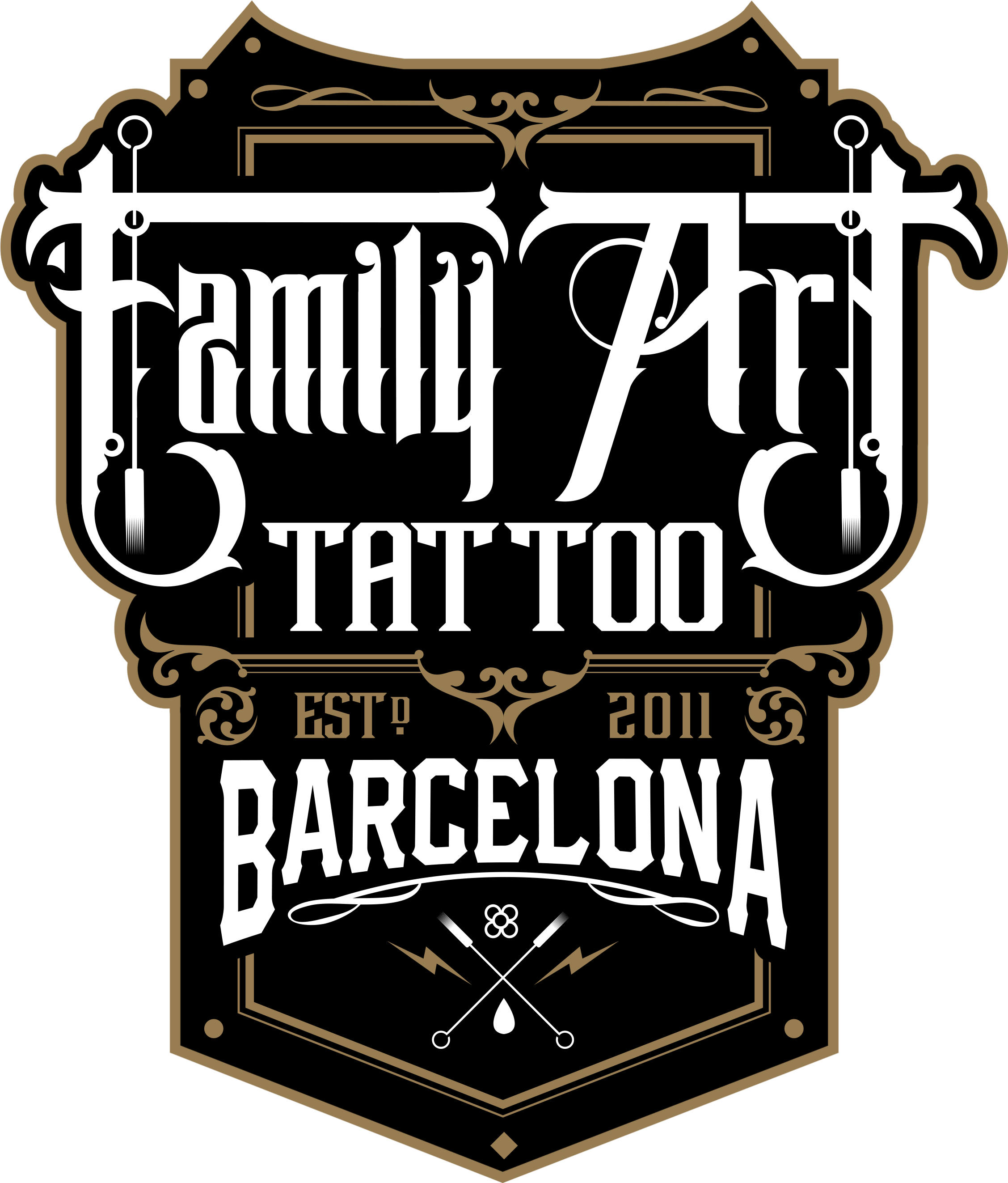 Family Art Tattoo - Family Art Tattoo Barcelona, HD Png Download - Transparent PNG Free Download