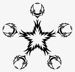 Transparent Nautical Clipart Png - Tattoo Of Stars On Chest, Png Download - Transparent PNG Free Download