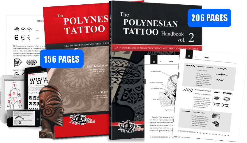 Books About Polynesian Tattoos - Ebook The Polynesian Tattoo Handbook Vol 1 Free Download, HD Png Download - Transparent PNG Free Download