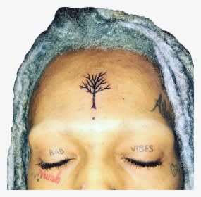 Xxxtentacion Badvibes Numb Alone Trap Depression Fucklo - Xxxtentacion Head Tattoo, HD Png Download - Transparent PNG Free Download