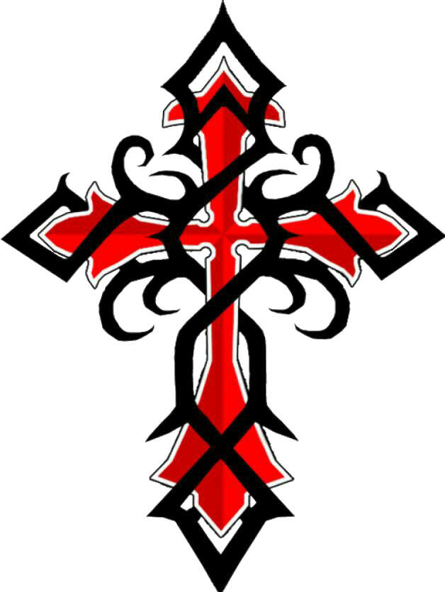 #tribal #cross #tatuagem #tattoo @lucianoballack - Tribal Cross Tattoo Designs, HD Png Download - Transparent PNG Free Download