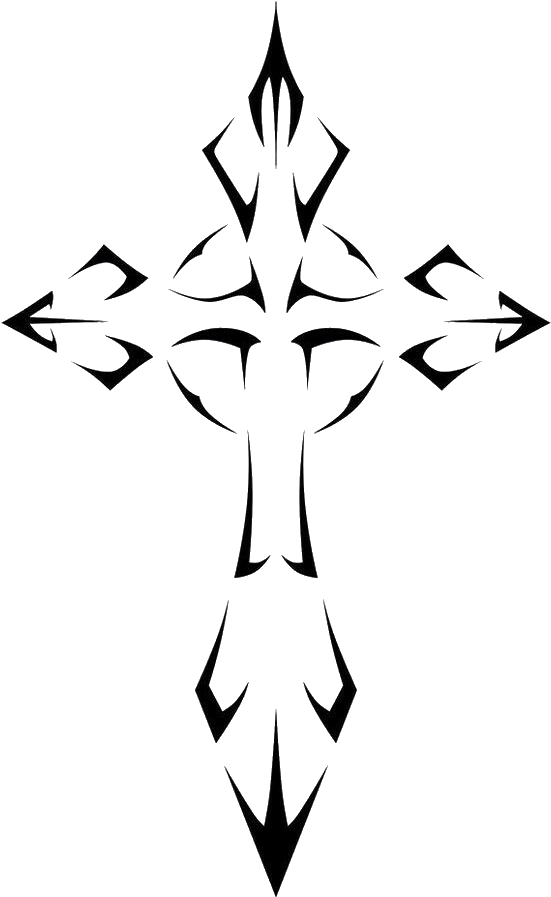 #cross #cruz #tattoo #tatuagem #tribal @lucianoballack - Best Tribal Cross Tattoo, HD Png Download - Transparent PNG Free Download