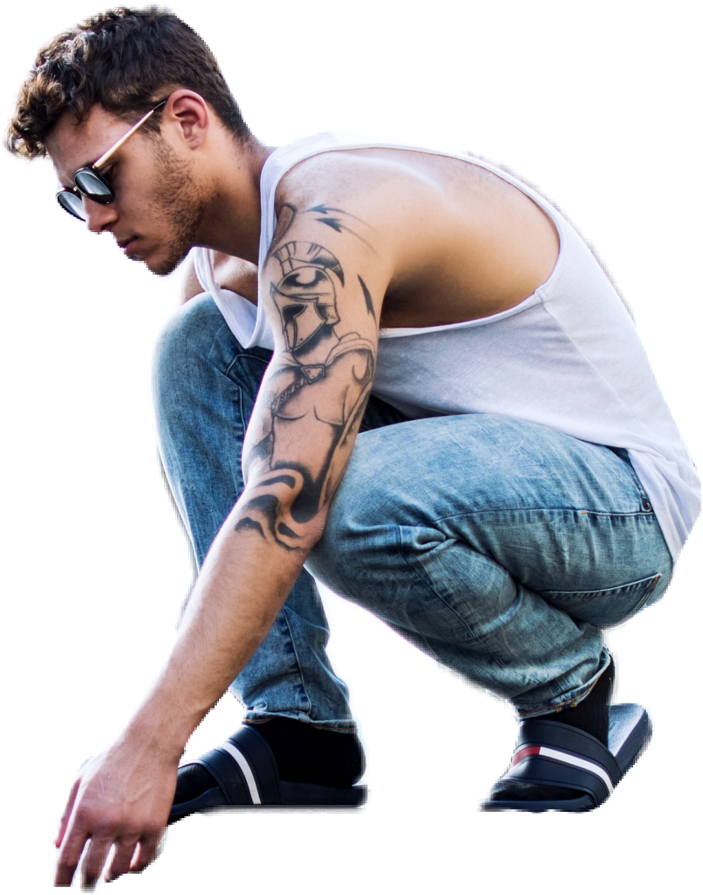 Clip Art Handsome Boy - Cute Boy In Tattoo, HD Png Download - Transparent PNG Free Download