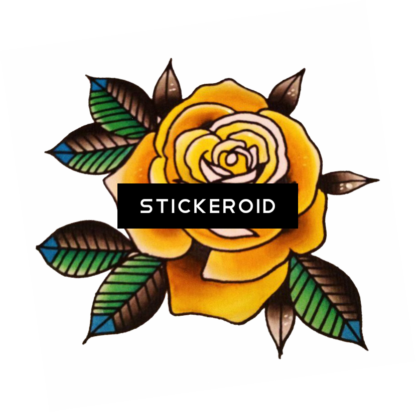 Rose Tattoo Png Transparent Images - Tattoo Old School Png, Png Download - Transparent PNG Free Download