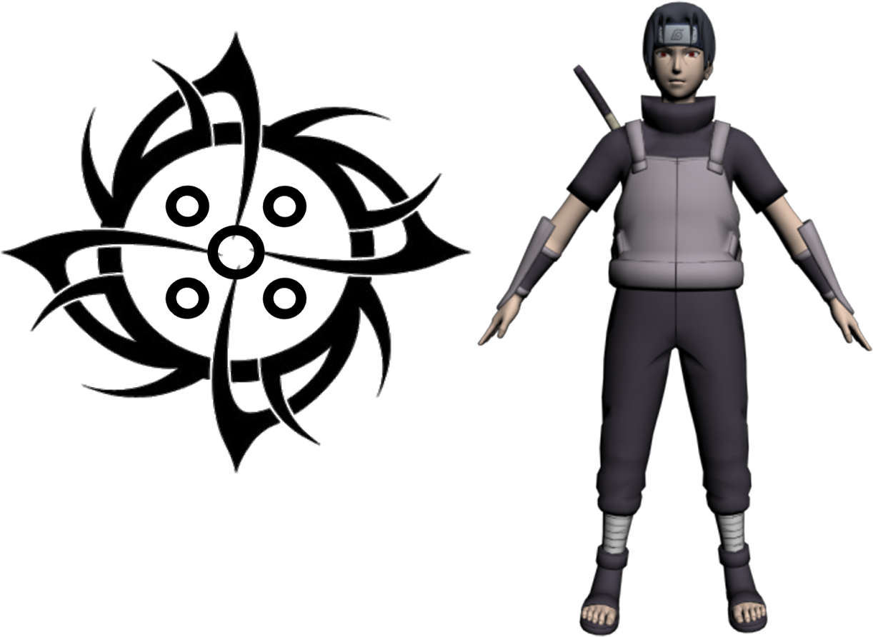 Transparent Anbu Itachi Png - Sun Tribal Tattoo, Png Download - Transparent PNG Free Download