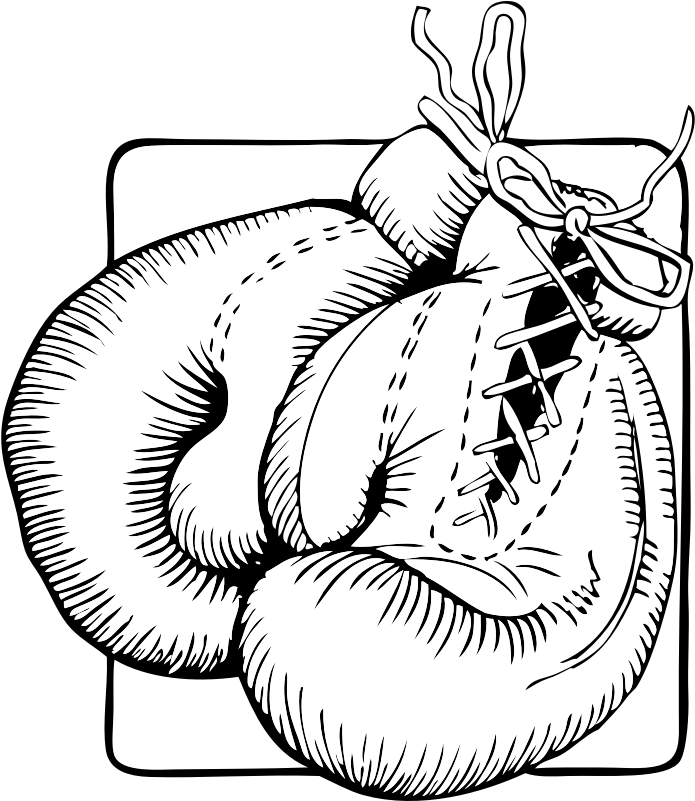 Clipart - Boxing Gloves - Boxing Glove Tattoo Png, Transparent - Transparent PNG Free Download