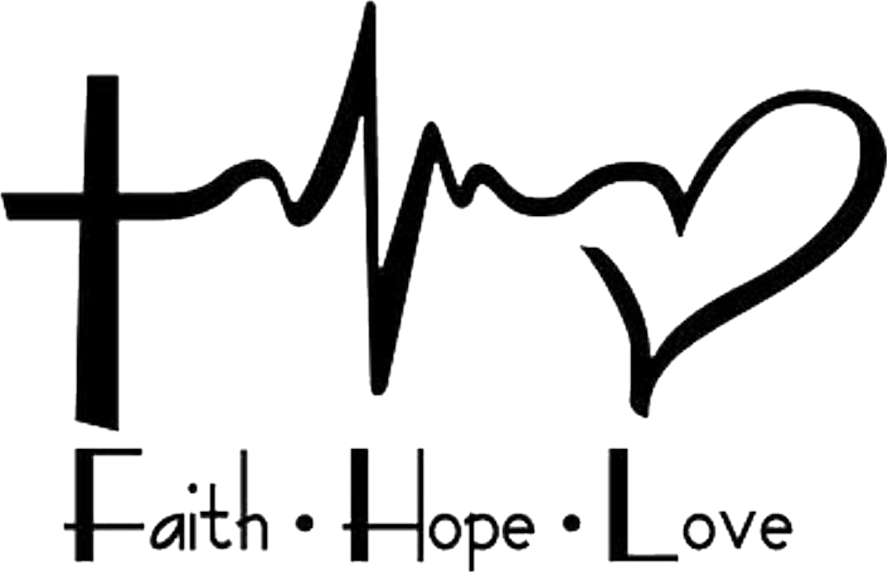 Clip Art Faith Hope Love Clipart - Love Heart Beat Tattoo, HD Png Download - Transparent PNG Free Download