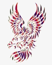 This Free Icons Png Design Of Chromatic Tribal Eagle - Eagle Tattoo Designs For Men, Transparent - Tattoo Transparent PNG Free Download