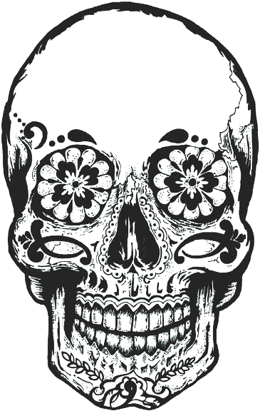 Skull Tattoo No Background, HD Png Download - Transparent PNG Free Download