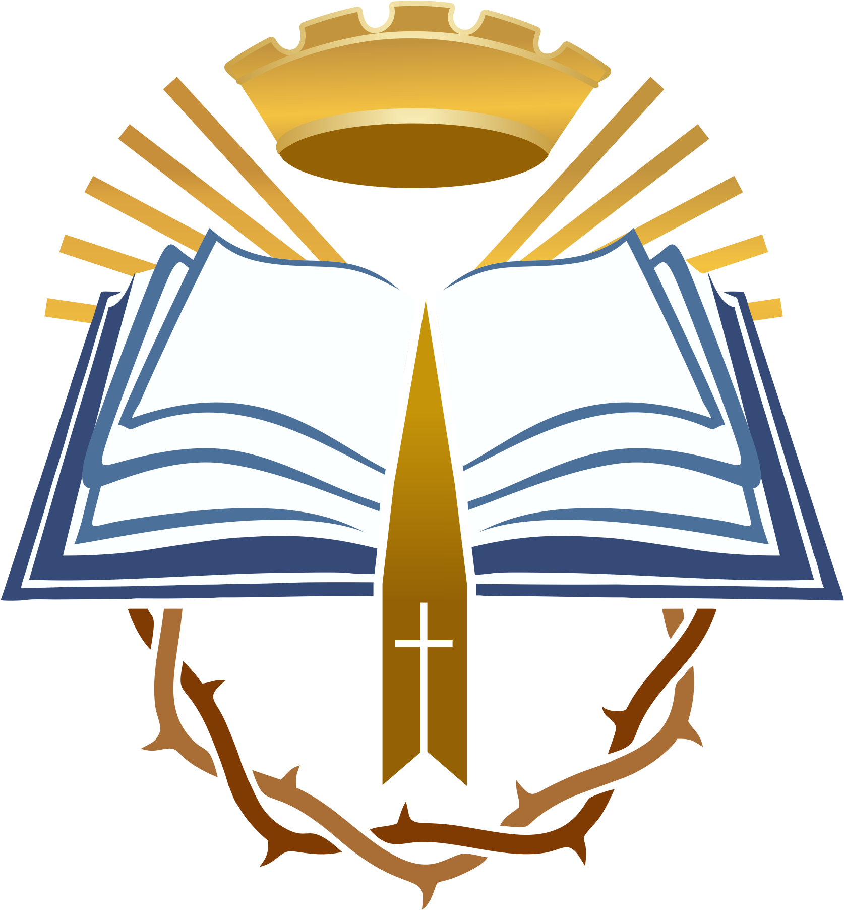Transparent Apostles Creed Clipart - Chi Rho Crown Of Thorns Tattoo, HD Png Download - Transparent PNG Free Download