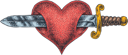 Clip Art Broken Heart Tattoo - Broken Heart Png Stickers, Transparent - Transparent PNG Free Download