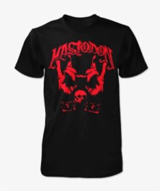 Devil Horns Tee - Mastodon Tattoo Hand Shirt, HD Png Download - Transparent PNG Free Download
