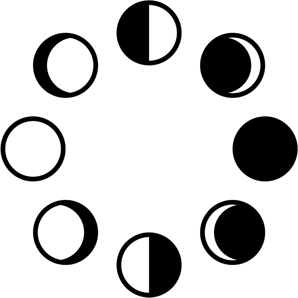 Truth And Leadership - Moon Cycle Tattoo Circle, HD Png Download - Transparent PNG Free Download