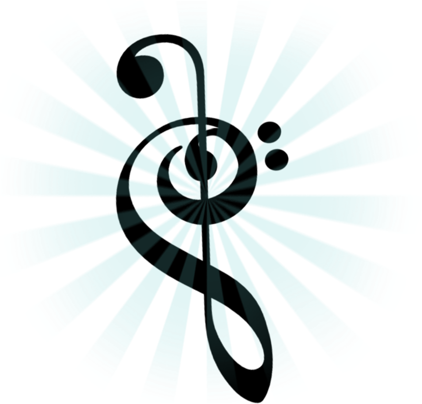 Violin And Bass Key - Music Heart And Semicolon Tattoo, HD Png Download - Transparent PNG Free Download