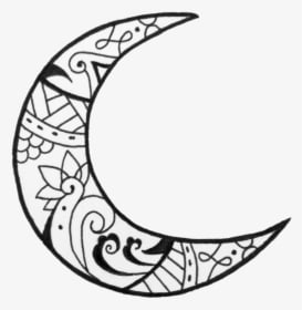 Moon Tattoo No Background, HD Png Download - Tattoo Transparent PNG Free Download