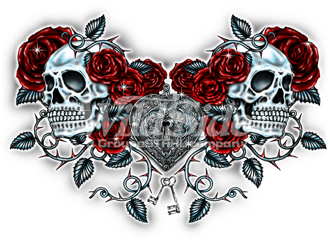 Gothic Heart Png - Muscle T Shirt Roblox Tattoo, Transparent - Transparent PNG Free Download