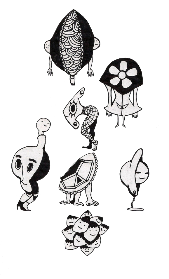 Imaginary Friends By Seok Ji - Cartoon, HD Png Download - Transparent PNG Free Download