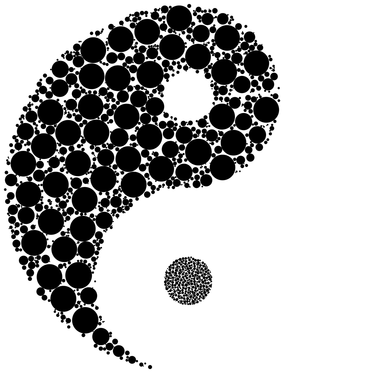 Abstract Yin Yang Tattoo, HD Png Download - Transparent PNG Free Download