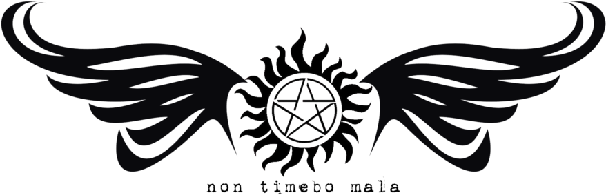 Castiel Sigil Supernatural Wiki Symbol - Supernatural Anti Possession Tattoo With Wings, HD Png Download - Transparent PNG Free Download