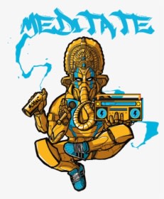 Ganesh Trance Women"s Printed Tank - Hip Hop 4 Elements Tattoos, HD Png Download - Transparent PNG Free Download