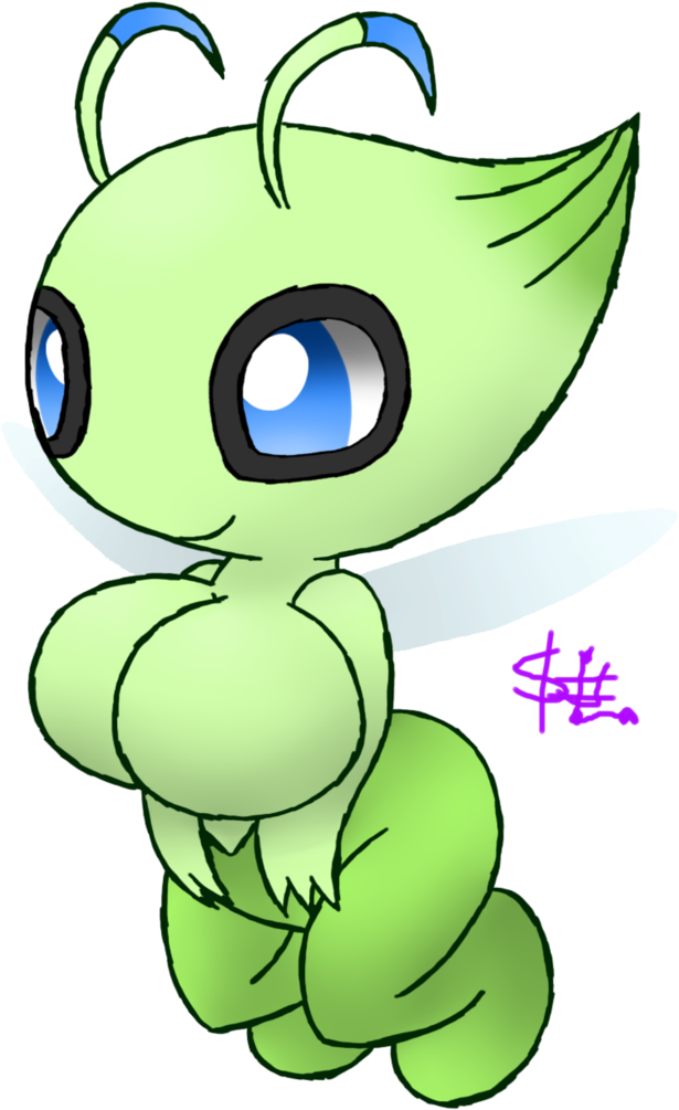 296kib, 1024x1075, Celebi Gift - Tribal Legendary Pokemon Tattoo, HD Png Download - Transparent PNG Free Download