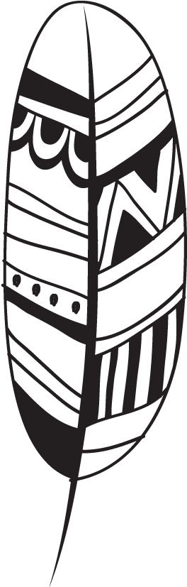 Tribal Leaf - Tribal Feather Clipart, HD Png Download - Transparent PNG Free Download