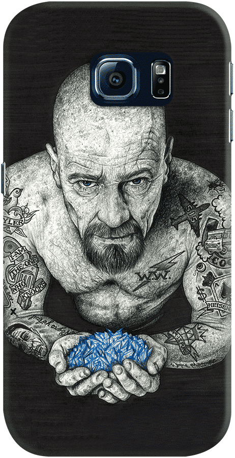 Dailyobjects Heisenberg Inked Case For Samsung Galaxy - Heisenberg Breaking Bad Tattoo, HD Png Download - Transparent PNG Free Download