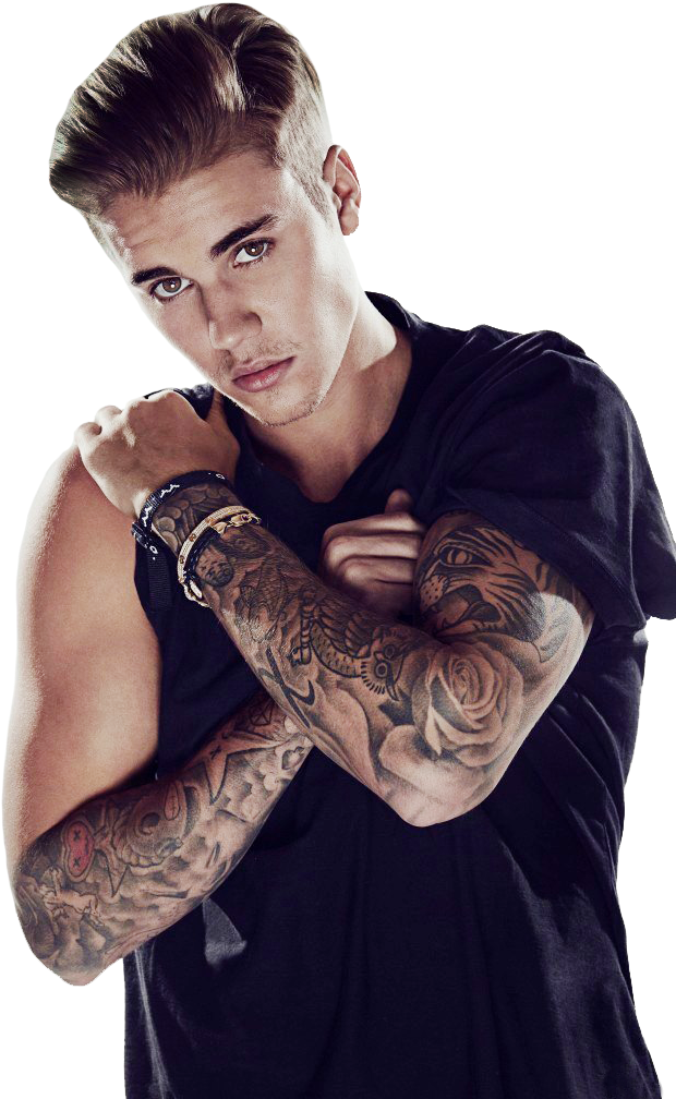 Justin Bieber, Justin, And Bieber Image - Justin Bieber Tattoo Arm, HD Png Download - Transparent PNG Free Download