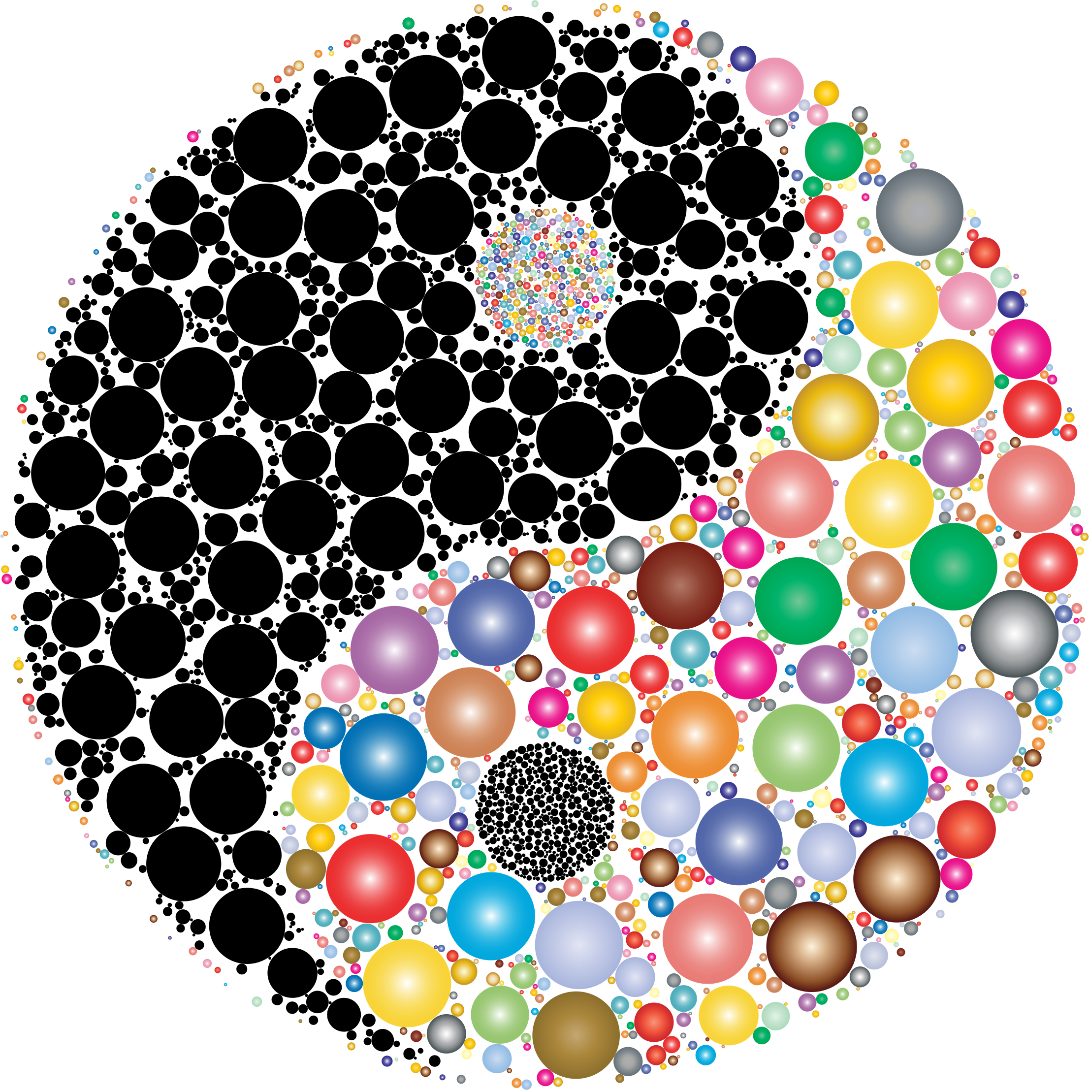 Art,circle,yin And Yang - Abstract Yin Yang Tattoo, HD Png Download - Transparent PNG Free Download