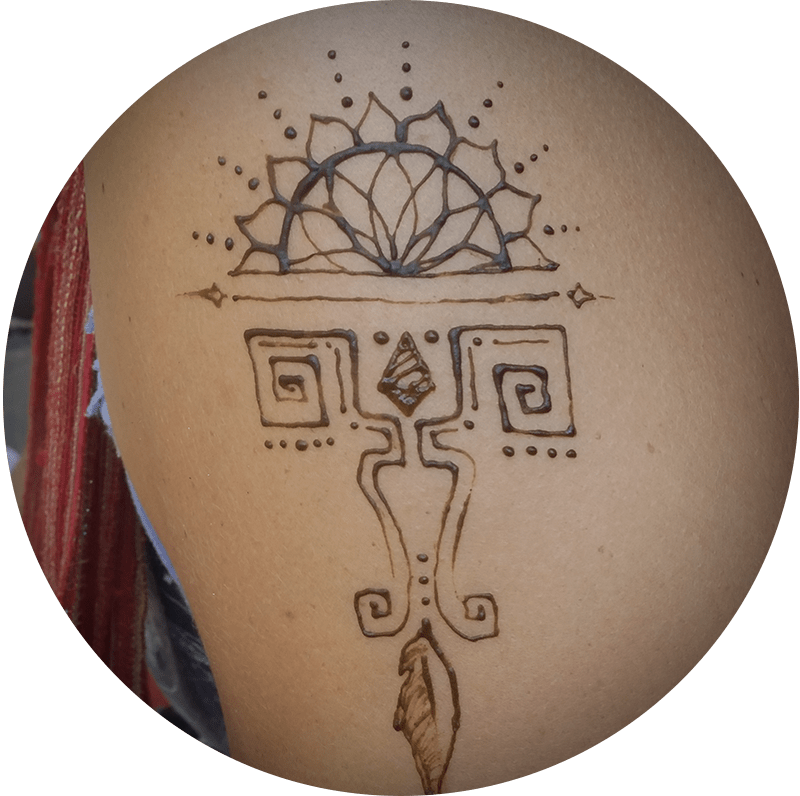 Reiki Infused Henna Design - Tattoo, HD Png Download - Transparent PNG Free Download
