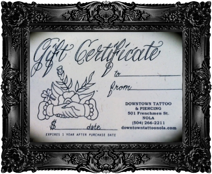 Gift Card Tattoo Design, HD Png Download - Transparent PNG Free Download