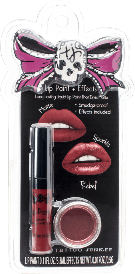 Picture Of Rebel Mini Lip Kit - Tattoo Junkee, HD Png Download - Transparent PNG Free Download