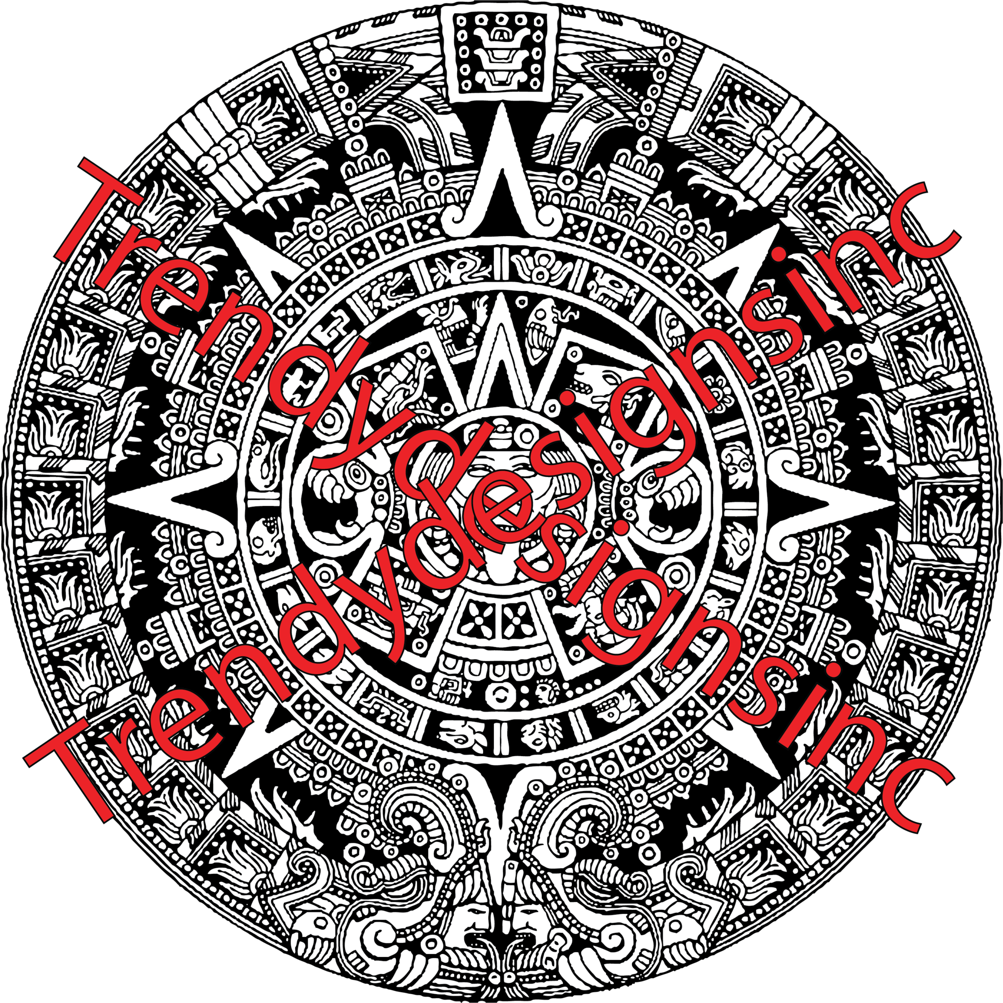 Aztec Calendar Tattoo Designs, HD Png Download - Transparent PNG Free Download