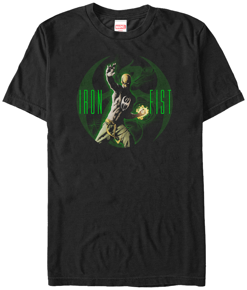 Mystical Chi Iron Fist T-shirt - Immortal Iron Fist, HD Png Download - Transparent PNG Free Download
