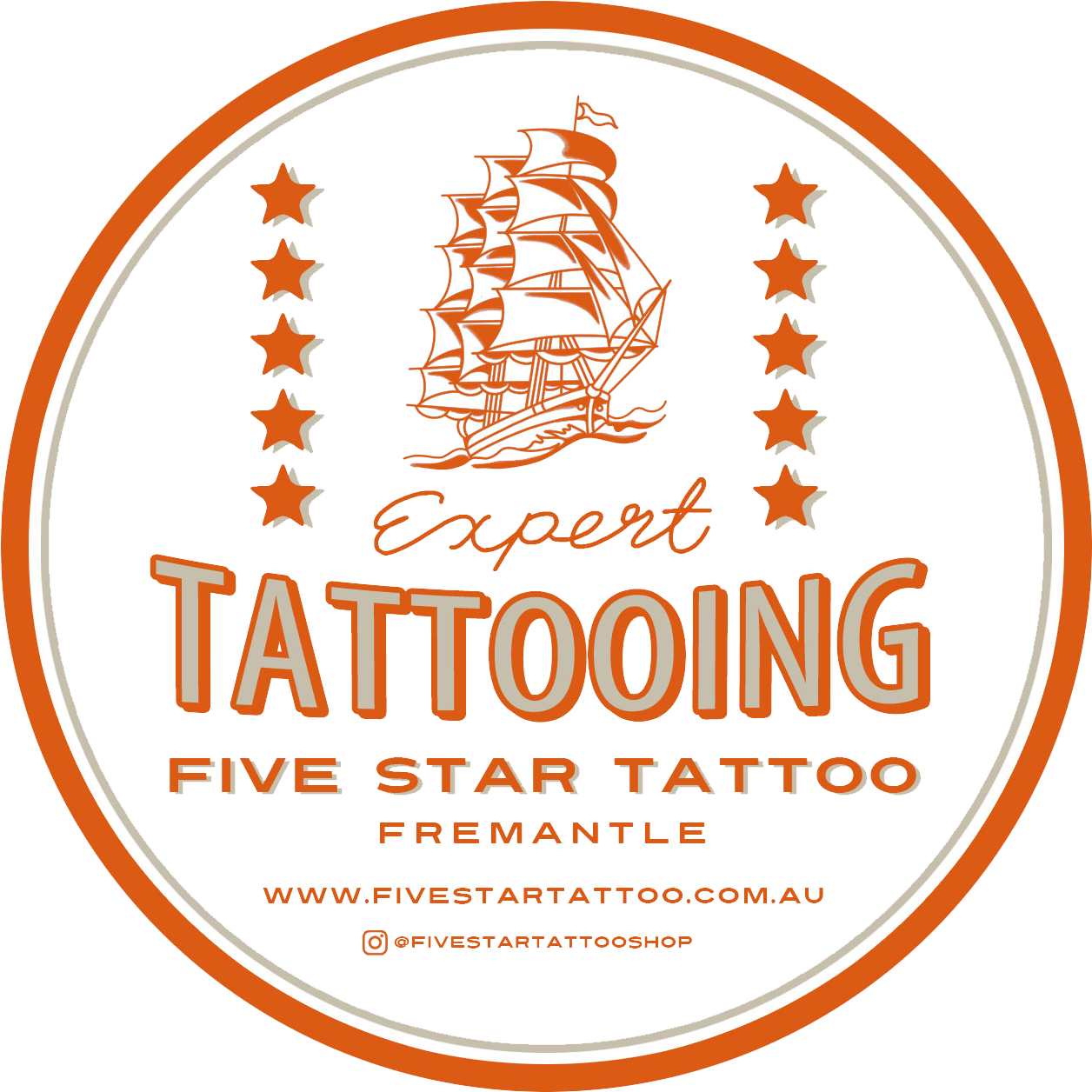 Five Star Tatoo - Circle, HD Png Download - Transparent PNG Free Download