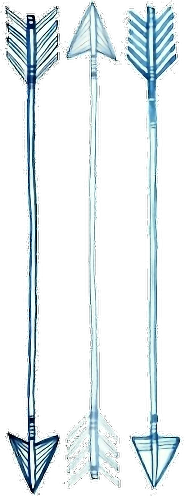 #blue #arrow #arrows #border #divider #tumblr #freetoedit - Psalm 127 4 Tattoo, HD Png Download - Transparent PNG Free Download