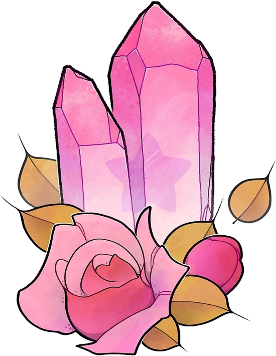 Rose Quartz Crystal - Rose Quartz Steven Universe Tattoo, HD Png Download - Transparent PNG Free Download
